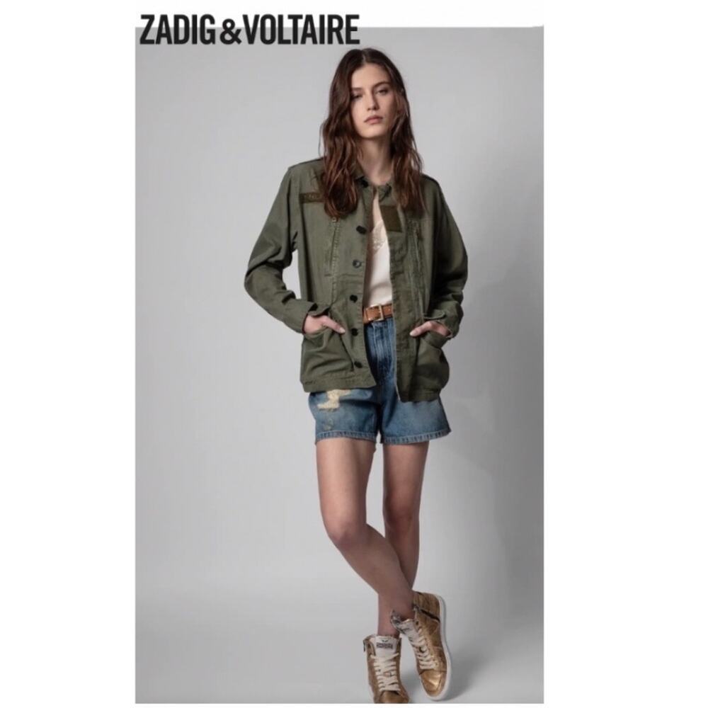 Zadig & Voltaire Lave Military Jacket- Small. - Picture 2 of 10
